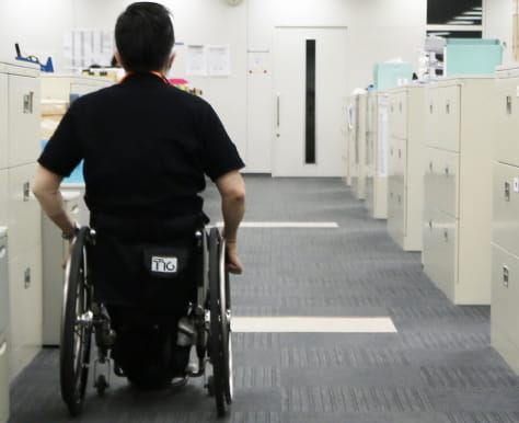 広い通路のイメージ画像